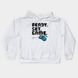 Ready, Set, Game Kids Hoodie